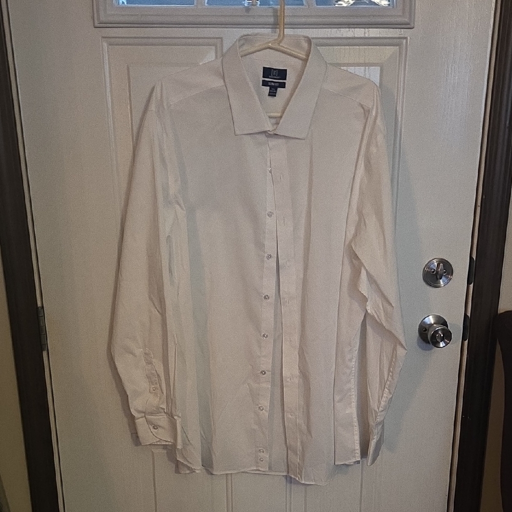 George Brand White Dress Shirt Classic Style Size 3XL